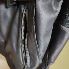 ブルゾン　ジャンバー　防寒着　お洒落　暖かい　L　グレーの画像
