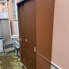 屋外物置の画像