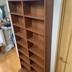 木の棚　収納　背高めの画像
