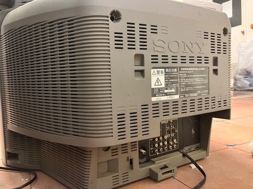 【値下げ】SONY トリニトロン管テレビ KV-25DA65 動作確認済 レトロゲーム PS ファミコン用