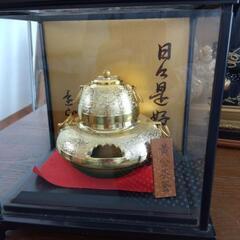金の茶釜 レプリカ　