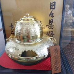 金の茶釜 レプリカ　の画像