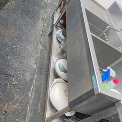 【受渡完了】tanico厨房台、ツーシンクw150✖️D61✖️84の画像