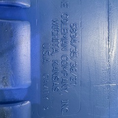 Coleman コールマン クーラーボックス 5834 ホイールクーラー 中古品の画像