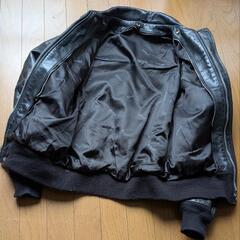 【3点セット】Schott 184SM レザーフライトジャケット 黒 34の画像
