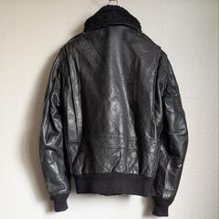 【3点セット】Schott 184SM レザーフライトジャケット 黒 34の画像