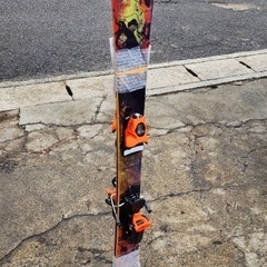 Pair of Scott skis with vibrant ...
