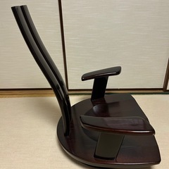 マルイ造形家具工業　南部箪笥　回転座椅子　座椅子　伝統工芸品　岩手民芸の画像