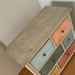 アンティーク　チェスト　棚　たんすの画像