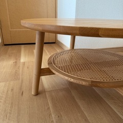 美品】unico SOLK(ソルク) ローテーブル Φ760