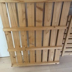 値下げ　すのこ2枚になりましたの画像