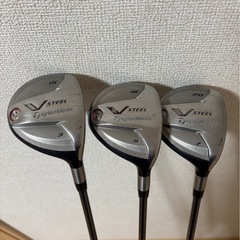 値下げしましたTaylorMade V Steel フェアウェイウッド 3本