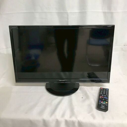【北見市発】シャープ SHARP 液晶カラーテレビ 2T-C24AD 2018年製 黒 24型 (E3333raY)