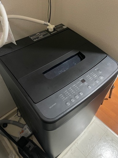 美品 アイリスオーヤマ 洗濯機 4.5kg マットブラック