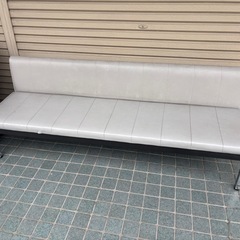 ※廃棄処分※無料★¥0-※ ベンチ椅子 三人掛けソファーの画像