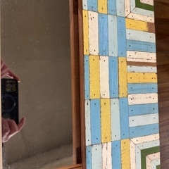 アンティークの鏡　両面開き