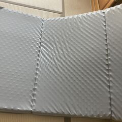 [無料でお譲りします] 3つ折りベットマットシングルサイズの画像