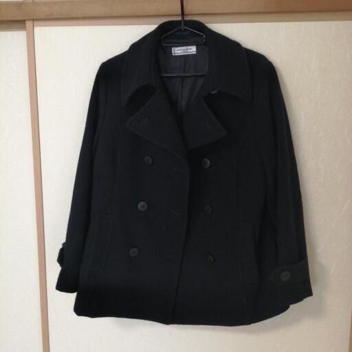 比治山高校指定 GLIVE des GLIVE ネイビー系ウール ピーコート