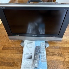 液晶カラーテレビ　Aquos LC-20AX6 の画像