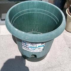 0330-070 【無料】 プラスチック植木鉢　緑