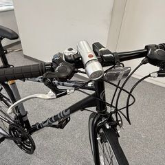 クロスバイク 自転車 黒　NEXTYLE ネクスタイル ライトなしの画像
