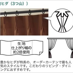 遮光カーテン　花柄の画像