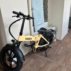 【電動アシスト】Eバイク　（免許不要）YADEA HNT-01の画像