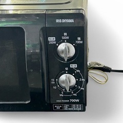 アイリスオーヤマ IRIS OOYAMA 電子レンジ ブラック シンプル FMO-F518-5 2019年式の画像