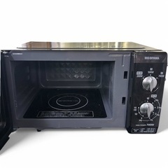 アイリスオーヤマ IRIS OOYAMA 電子レンジ ブラック シンプル FMO-F518-5 2019年式の画像