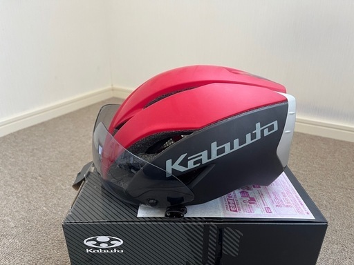 ogk Kabuto aero-r1 エアロヘルメット 赤黒