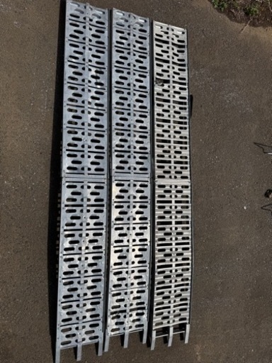 バイク　アルミ　ラダー　ブリッジ　3本セット