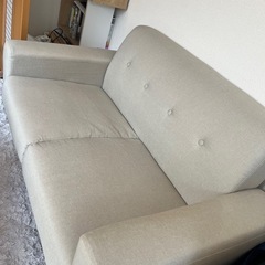 【本日即日or5日(土)限定】ソファ 2人掛け　コンパクトの画像