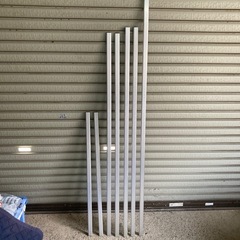 ハンガーポール　クローゼットや棚に　まとめて