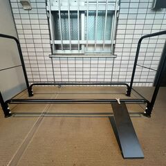 【定価15,000円】スロープ付き タイヤ収納ラック ワイド カ...