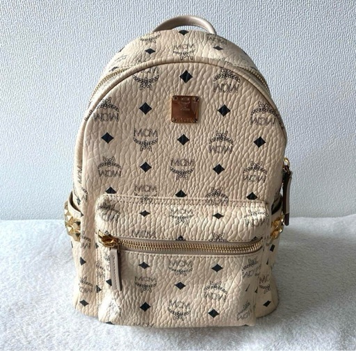 美品 ほぼ未使用 MCM リュック ベージュ