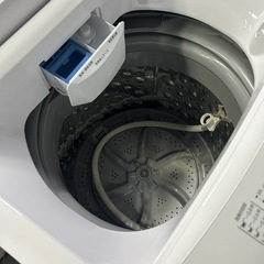 ニトリ 洗濯機 全自動洗濯機 Nシンプル 白 ホワイト6.0kg 2022年式 NTR60の画像