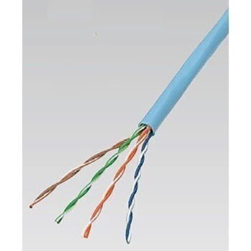 100m箱入り　パナソニック LANケーブル CAT5E ライトブルー NR13521L