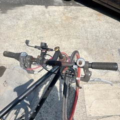 ▫️厚木市下荻野付近▫️ ジャンク自転車　サイモト自転車 700×28C型 クロスバイク Wanp Cross ラスターブラックの画像