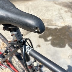 ▫️厚木市下荻野付近▫️ ジャンク自転車　サイモト自転車 700×28C型 クロスバイク Wanp Cross ラスターブラックの画像