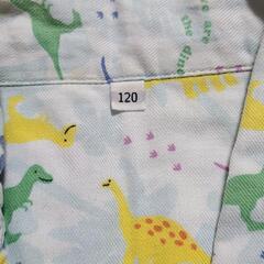 パジャマ　120　長袖　恐竜柄の画像