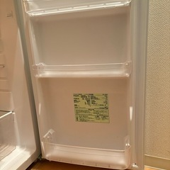 【美品】アイリスオーヤマ 2ドア冷蔵庫 118L 一人暮らしに◎ 大阪引取限定【4/7まで】の画像