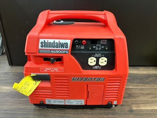 【中古】新ダイワ shindaiwa IEG900PG インバータ発電機(ガスエンジン) 使用燃料：ＬＰＧ(プロパンガス) 割れ有り