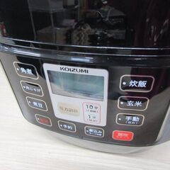 KOIZUMI KSC-3501 マイコン電気圧力なべ 2020年製 レッド 家庭用 調理家電 コイズミ 苫小牧西店の画像