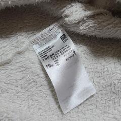 パジャマ　130　フリース　長袖　チェック柄　②の画像