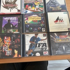 PS1 ゲームソフト コレクションの画像