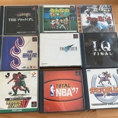 PS1 ゲームソフト コレクションの画像