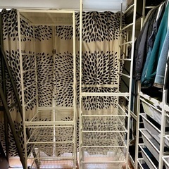 【急募】IKEA JONAXEL 収納ユニット　アイアンラック　...