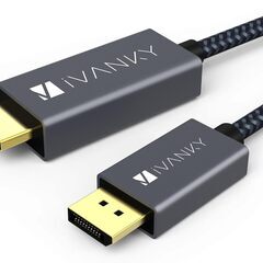 iVANKY DisplayPort-HDMI ケーブル 2m