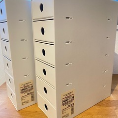 無印良品　ポリプロピレン小物収納ボックス６段・ホワイトグレーの画像