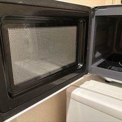 【美品/高年式】アイリスオーヤマ 電子レンジ 18L ホワイト 大阪引取限定の画像
